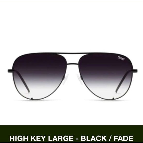 Quay Australia Accessories - COPY - NWT NEVER OPENED Black Fade Quay Aviator Sunglasses